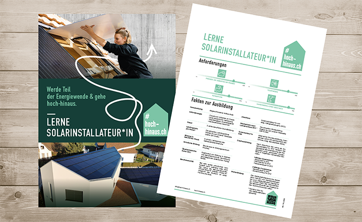 Factsheet Solarinstallateur hoch-hinaus
