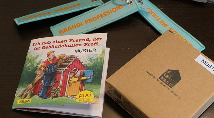 Werbemittel Nachwuchswerbung hoch-hinaus