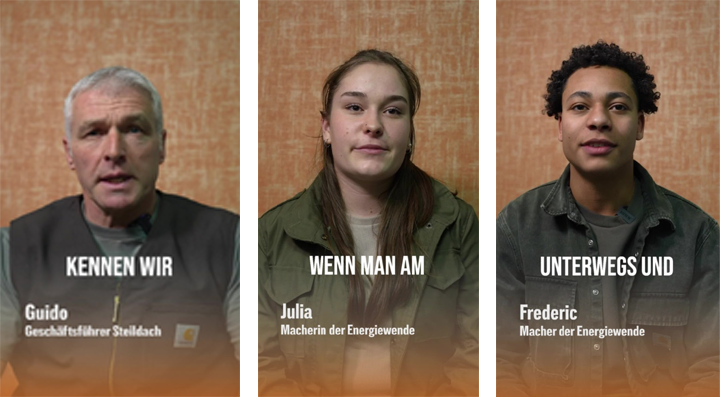 Grosse Berufe der Energiewende - Statements